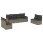 8-teiliges Gartensofa-Set und graue synthetische Rattankissen von , Gartensets - Ref: Foro24-3227572, Preis: 468,23 €, Rabatt: %