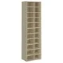 Plywood shoe cabinet in oak color 54x34x183cm by vidaXL, Shoe racks and shoe organizers - Ref: Foro24-800372, Price: 136,14 €...
