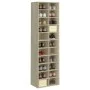 Plywood shoe cabinet in oak color 54x34x183cm by vidaXL, Shoe racks and shoe organizers - Ref: Foro24-800372, Price: 136,14 €...