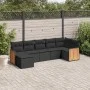 7-piece garden dining set and black synthetic rattan cushions by , Garden sets - Ref: Foro24-3227868, Price: 443,95 €, Discou...