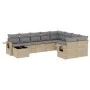 Gartensofa-Set mit beigen Kissen, 10-teilig, synthetisches Rattan von , Gartensets - Ref: Foro24-3220658, Preis: 609,71 €, Ra...