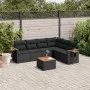 7-piece garden dining set and black synthetic rattan cushions by , Garden sets - Ref: Foro24-3226846, Price: 465,74 €, Discou...