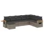 8-teiliges Gartensofa-Set und graue synthetische Rattankissen von , Gartensets - Ref: Foro24-3227089, Preis: 481,64 €, Rabatt: %