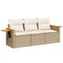 Garden sofa set with beige cushions 3 pieces PE rattan by , Garden sets - Ref: Foro24-3226597, Price: 267,76 €, Discount: %