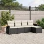 5-piece garden furniture set and black synthetic rattan cushions by , Garden sets - Ref: Foro24-3226756, Price: 302,67 €, Dis...