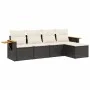 5-piece garden furniture set and black synthetic rattan cushions by , Garden sets - Ref: Foro24-3226756, Price: 302,67 €, Dis...