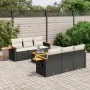 7-piece garden dining set and black synthetic rattan cushions by , Garden sets - Ref: Foro24-3226630, Price: 453,73 €, Discou...