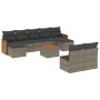 Set de sofás de jardín 10 pzas con cojines ratán sintético gris de , Conjuntos de jardín - Ref: Foro24-3228062, Precio: 532,1...