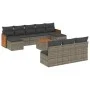 11-teilige Gartensofagarnitur und graue synthetische Rattankissen von , Gartensets - Ref: Foro24-3228076, Preis: 589,20 €, Ra...
