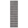 Schuhregal aus betongrauem Sperrholz, 80 x 35,5 x 180 cm von vidaXL, Schuhregale und Schuhorganisatoren - Ref: Foro24-800373,...