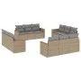 12-piece garden sofa set and brown synthetic rattan cushions by , Garden sets - Ref: Foro24-3258237, Price: 878,84 €, Discoun...