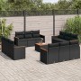 Set de sofás de jardín y cojines 13 pzas ratán sintético negro de , Conjuntos de jardín - Ref: Foro24-3258240, Precio: 994,90...