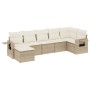 7-piece garden sofa set and beige synthetic rattan cushions by , Garden sets - Ref: Foro24-3252815, Price: 494,66 €, Discount: %