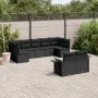8-piece garden sofa set and black synthetic rattan cushions by , Garden sets - Ref: Foro24-3252952, Price: 621,52 €, Discount: %