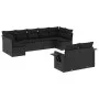 8-piece garden sofa set and black synthetic rattan cushions by , Garden sets - Ref: Foro24-3252952, Price: 621,52 €, Discount: %