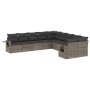 10-piece garden sofa set with gray synthetic rattan cushions by , Garden sets - Ref: Foro24-3253047, Price: 604,78 €, Discoun...
