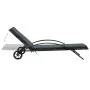 Anthracite gray synthetic rattan sun loungers with table by vidaXL, Loungers - Ref: Foro24-47747, Price: 357,51 €, Discount: %