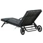 Anthracite gray synthetic rattan sun loungers with table by vidaXL, Loungers - Ref: Foro24-47747, Price: 357,51 €, Discount: %
