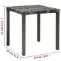 Anthracite gray synthetic rattan sun loungers with table by vidaXL, Loungers - Ref: Foro24-47747, Price: 357,51 €, Discount: %