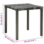Anthrazitgraue Sonnenliegen aus synthetischem Rattan mit Tisch von vidaXL, Liegen - Ref: Foro24-47747, Preis: 338,35 €, Rabat...