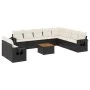 11-piece garden sofa set and black synthetic rattan cushions by , Modular outdoor sofas - Ref: Foro24-3224635, Price: 658,39 ...