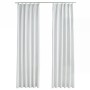 Cortinas opacas con ganchos 2 piezas blanco crudo 140x225 cm
