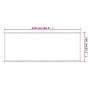 Toldo vertical tela oxford azul 140x420 cm