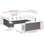 Gartensofa- und Kissenset, 13-teilig, beiges synthetisches Rattan von , Gartensets - Ref: Foro24-3228131, Preis: 825,21 €, Ra...