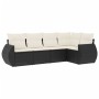 5-teiliges Gartenmöbel-Set und schwarze synthetische Rattankissen von , Gartensets - Ref: Foro24-3221325, Preis: 325,51 €, Ra...