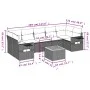 Garden sofa set with beige cushions 8 pcs PE rattan by , Modular outdoor sofas - Ref: Foro24-3224476, Price: 559,10 €, Discou...