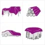 Blue tarpaulin 4x6 m 650 g/m² by , Waterproof tarpaulins - Ref: Foro24-156162, Price: 126,82 €, Discount: %