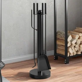 Kaminbesteckset 5-teilig aus Stahl 18x56 cm von , Kaminbesteck - Ref: Foro24-156377, Preis: 64,29 €, Rabatt: %
