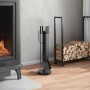 Set de herramientas para chimenea 5 piezas acero 18x56 cm de , Herramientas para chimeneas - Ref: Foro24-156377, Precio: 66,0...
