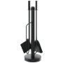 Set de herramientas para chimenea 5 piezas acero 18x56 cm de , Herramientas para chimeneas - Ref: Foro24-156377, Precio: 66,0...
