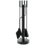 Set de herramientas para chimenea 5 piezas acero 18x56 cm de , Herramientas para chimeneas - Ref: Foro24-156377, Precio: 66,0...