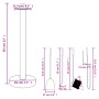 Set de herramientas para chimenea 5 piezas acero 18x56 cm de , Herramientas para chimeneas - Ref: Foro24-156377, Precio: 66,0...