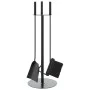 Fireplace tool set 4 pieces steel 22x59 cm by , fireplace tools - Ref: Foro24-156375, Price: 46,63 €, Discount: %