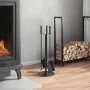 Fireplace tool set 4 pieces steel 22x59 cm by , fireplace tools - Ref: Foro24-156375, Price: 46,63 €, Discount: %