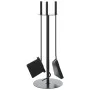 Fireplace tool set 4 pieces steel 22x59 cm by , fireplace tools - Ref: Foro24-156375, Price: 46,63 €, Discount: %