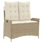2-piece garden dining set with beige synthetic rattan cushions by , Garden sets - Ref: Foro24-3277475, Price: 387,55 €, Disco...