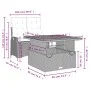 2-teilige Garten-Essgruppe mit beigen Kissen aus synthetischem Rattan von , Gartensets - Ref: Foro24-3277475, Preis: 358,31 €...
