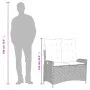 2-teilige Garten-Essgruppe mit beigen Kissen aus synthetischem Rattan von , Gartensets - Ref: Foro24-3277475, Preis: 358,31 €...