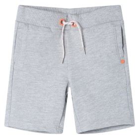 Pantalón corto infantil con cordón gris 116