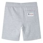 Pantalón corto infantil con cordón gris 116
