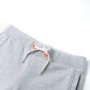 Pantalón corto infantil con cordón gris 116