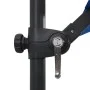 Cantilever parasol LED lights azure blue steel pole 250x250 cm by vidaXL, Umbrellas - Ref: Foro24-46997, Price: 120,04 €, Dis...