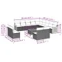 14-teiliges Gartensofa-Set mit beigen synthetischen Rattankissen von , Gartensets - Ref: Foro24-3228173, Preis: 867,16 €, Rab...