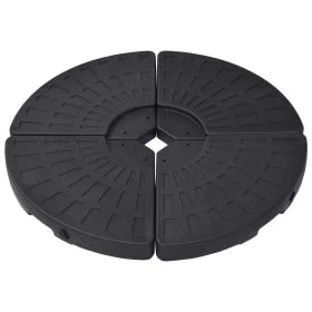 Fächerförmiger Schirmständer 4 Stück Schwarz von vidaXL, Schirmständer - Ref: Foro24-47857, Preis: 81,19 €, Rabatt: %