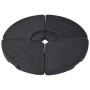 Fächerförmiger Schirmständer 4 Stück Schwarz von vidaXL, Schirmständer - Ref: Foro24-47857, Preis: 100,59 €, Rabatt: %