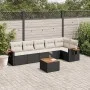 7-piece garden dining set and black synthetic rattan cushions by , Garden sets - Ref: Foro24-3226833, Price: 421,14 €, Discou...